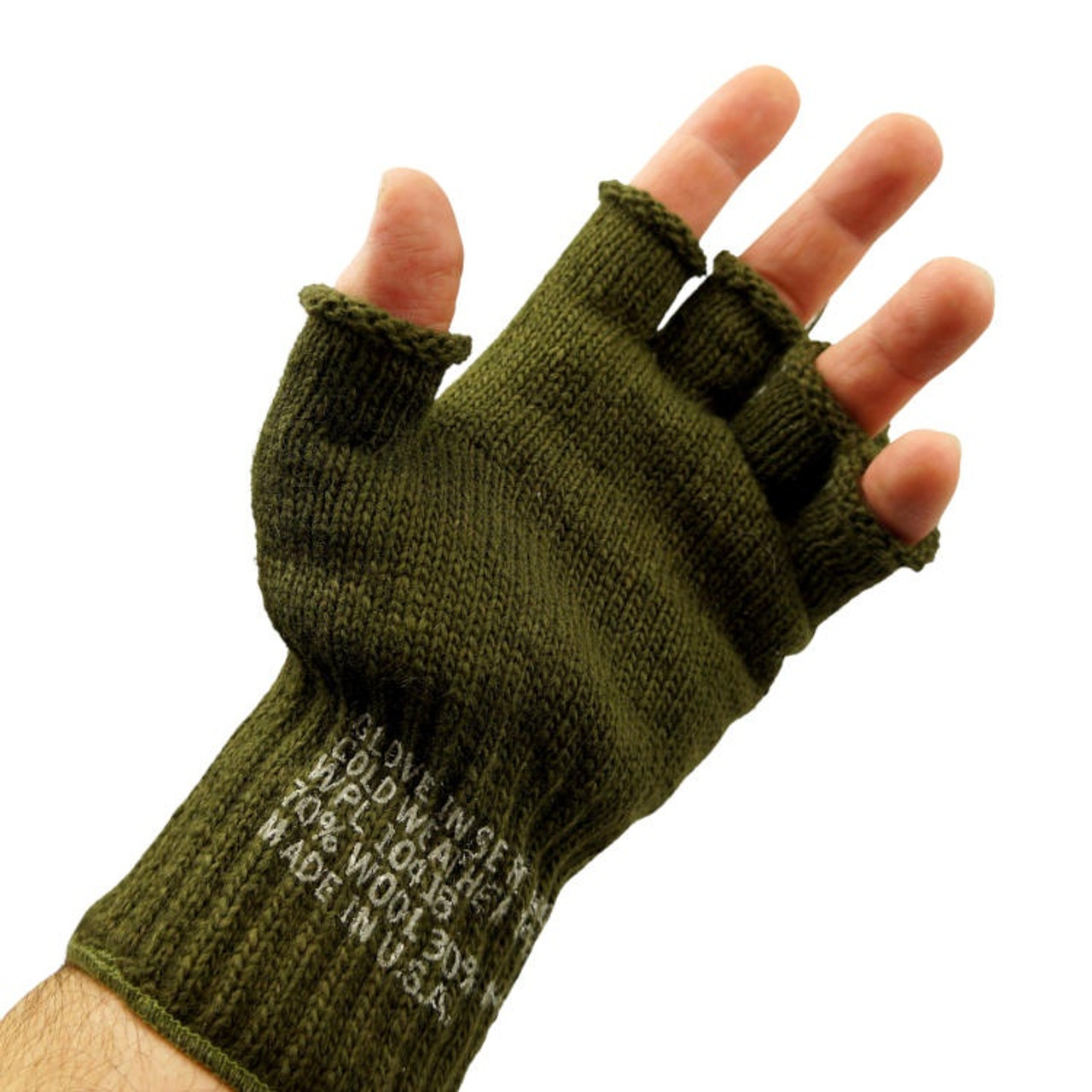 Olive shop fingerless gloves