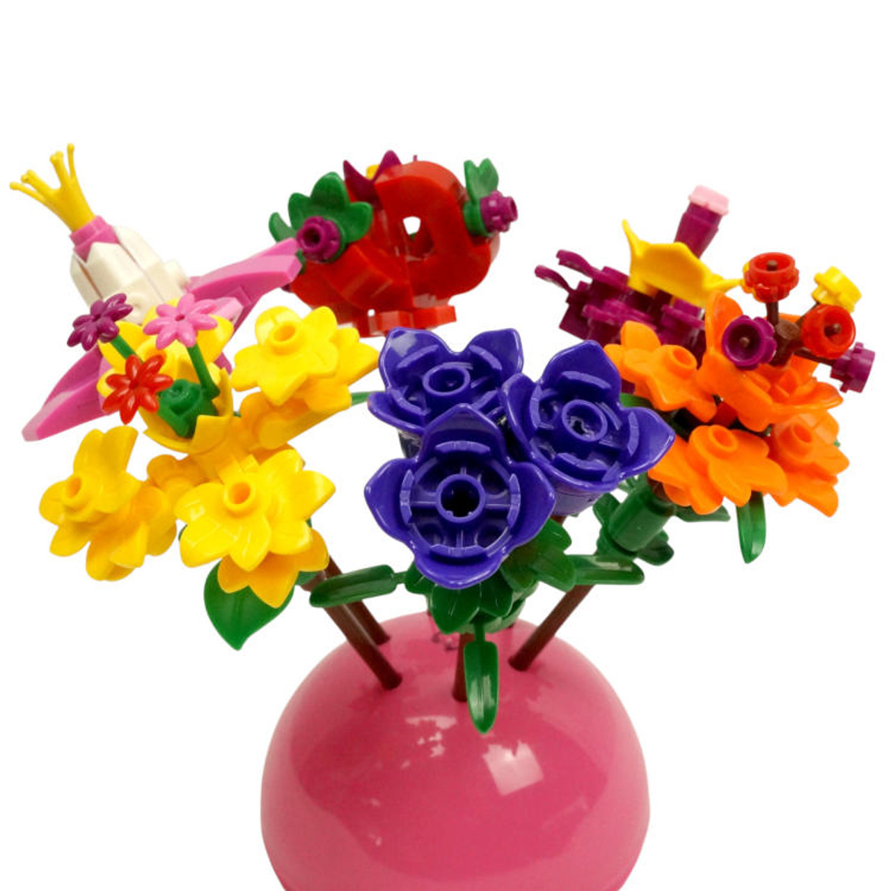 BUILDING BLOCK FLOWER IN A BALL PKG(2) DIFFERENT