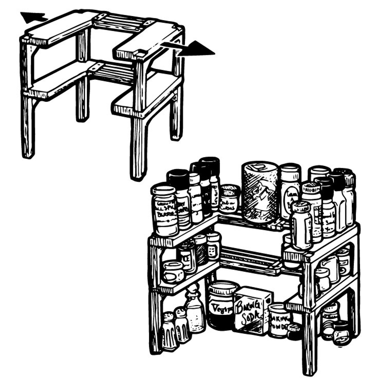 Two Tier Spice Rack Offer - LivingSocial