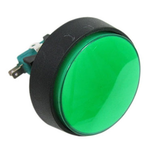GIANT GREEN LENS SWITCH SPDT WITH LIGHT