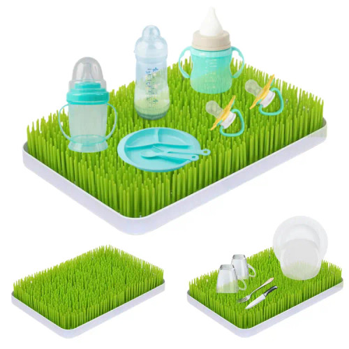 PLASTIC GRASS DISH DRYING RACK