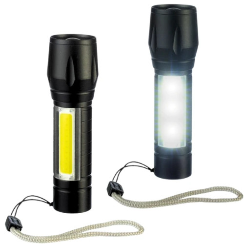 2-PACK RECHARGEABLE 300 LUMEN FLASHLIGHTS