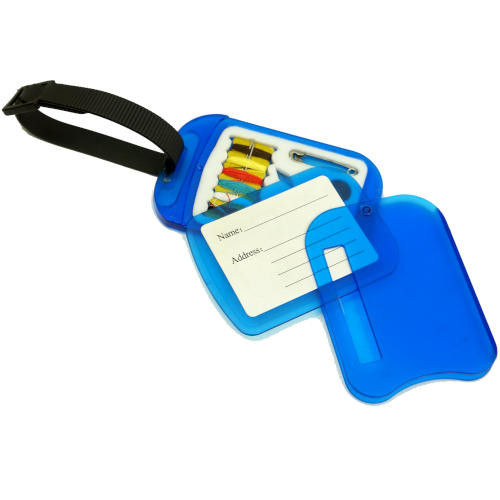 LUGGAGE TAG WITH SEWING KIT