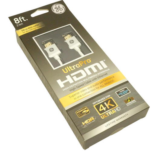 ULTRA PRO 8' HDMI CABLE WHITE