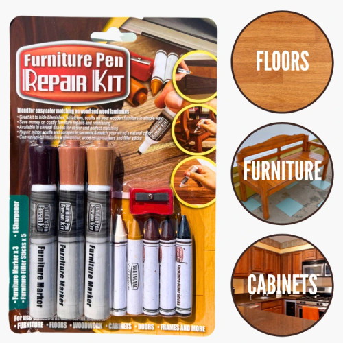 9 PIECE FURNITURE PEN REPAIR KIT