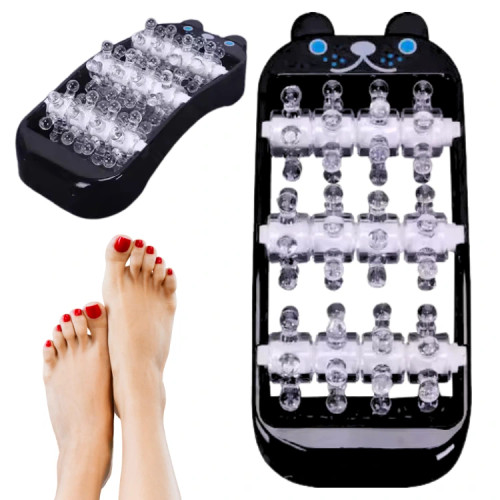 FOOT MASSAGER 3-ROLLERS WITH A CAT FACE AND EARS