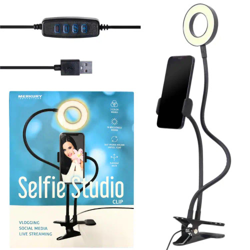 SELFIE STUDIO LIGHT WITH FLEXIBLE NECK