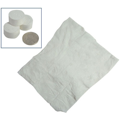 EXPANDABLE RAYON TOWEL PKG(30)