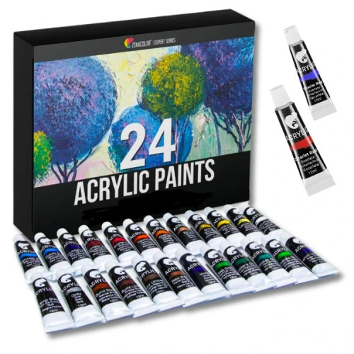 24-COLOR ACRYLIC PAINT SET