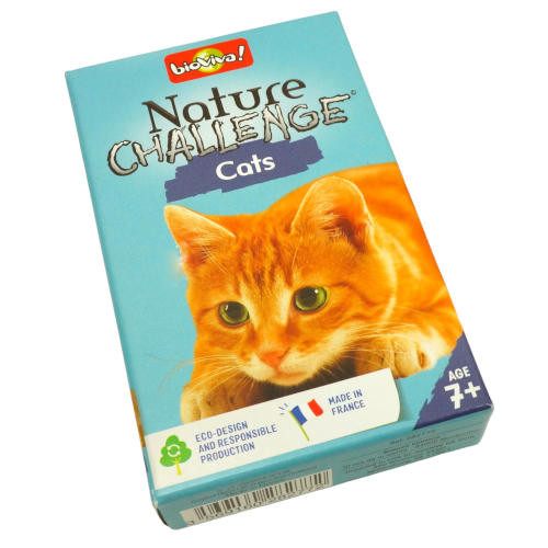 NATURE CHALLENGE CATS CARD GAME