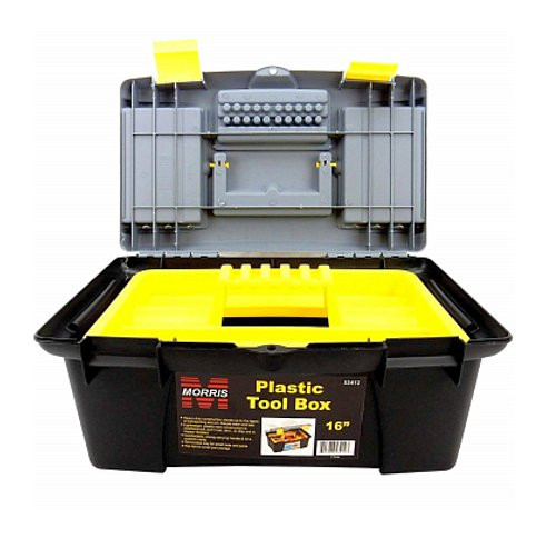 16" X 10" HEAVY DUTY PLASTIC RESIN TOOLBOX