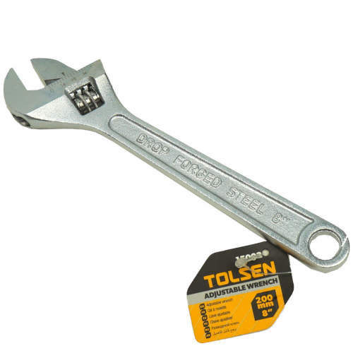 8" STEEL ADJUSTABLE WRENCH-CALIPER