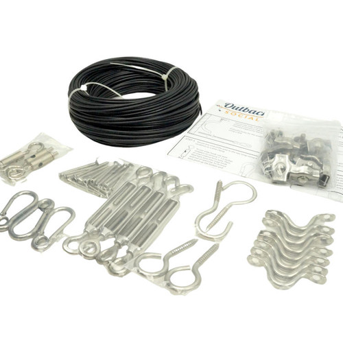 STRING LIGHT SUSPENSION KIT W/164FT OF CABLE