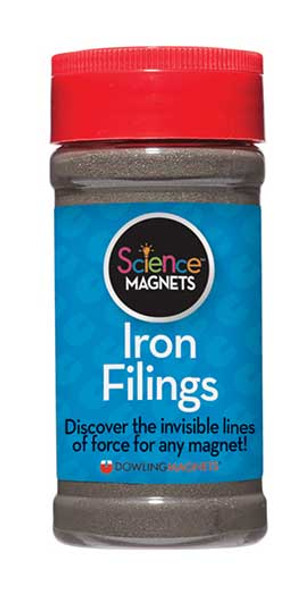 IRON FILINGS 40-80 MICRONS, 12oz IN SHAKER JAR