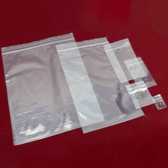 CLEAR ZIPSEAL BAG, 1" x 1", PKG 100