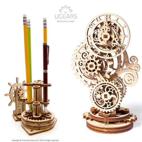 UGEARS WHEEL ORGANIZER WOODEN MODEL KIT