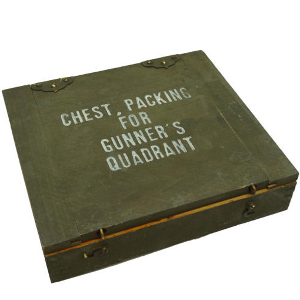 US ARMY ARTILLERY GUNNER QUADRANT INSTRUMENT BOX