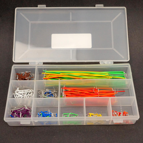 350-PIECE #22 JUMBER WIRE SET IN A PLASTIC CASE