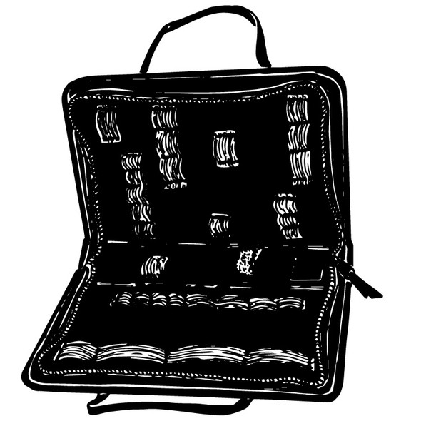 24-COMPACT DISC CARRYING CASE