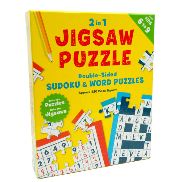 PUZZLE, JIGSAW, 2 IN 1 SUDOKU & WORD PUZZLE