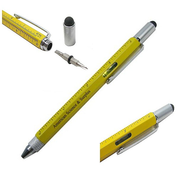 AMAZING 9-WAY RULER-DRIVER PEN TOOL