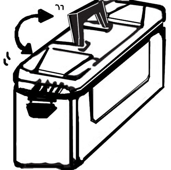 LIGHTWEIGHT PLASTIC AMMO STYLE LOCKING CASE