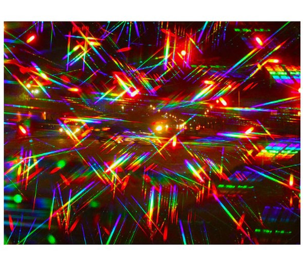 RAINBOW DIFFRACTION GRATING GLASSES PKG(2)