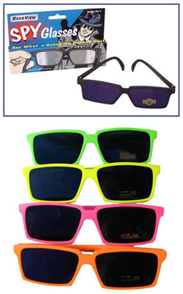 REARVIEW SPY GLASSES ASSORTED COLORS