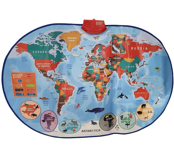 INTERACTIVE TALKING WORLD MAP FROM SMART PLAY