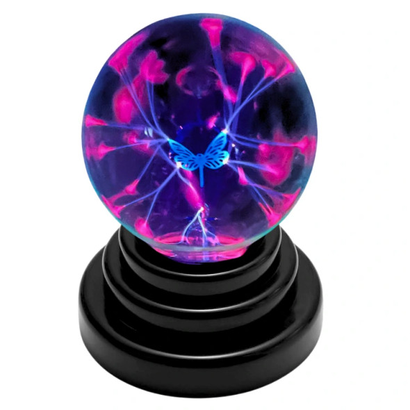 BUTTERFLY PLASMA BALL BATTERY OPERATED