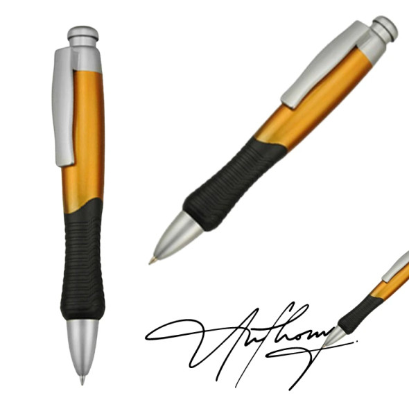 JUMBO GOLDEN BARREL BALL POINT PEN