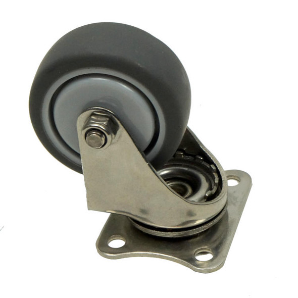 7/8" X 2" SWIVEL CASTER 1-5/8" X 2-1/8" PLATE