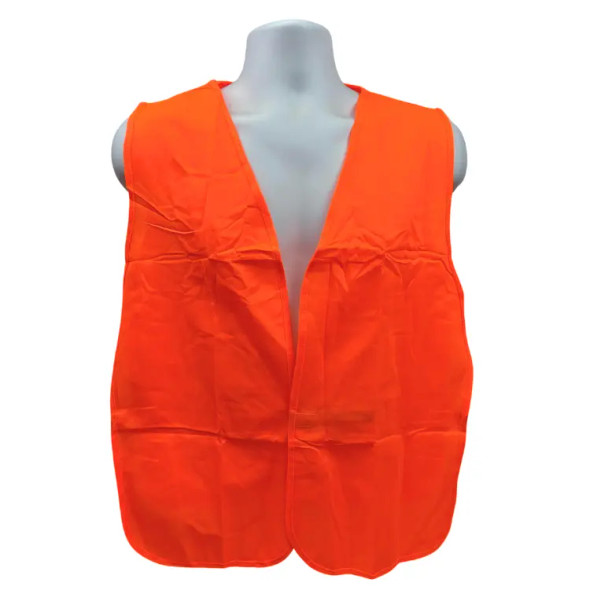 HIGH VISIBILITY NEON ORANGE VEST UNISEX