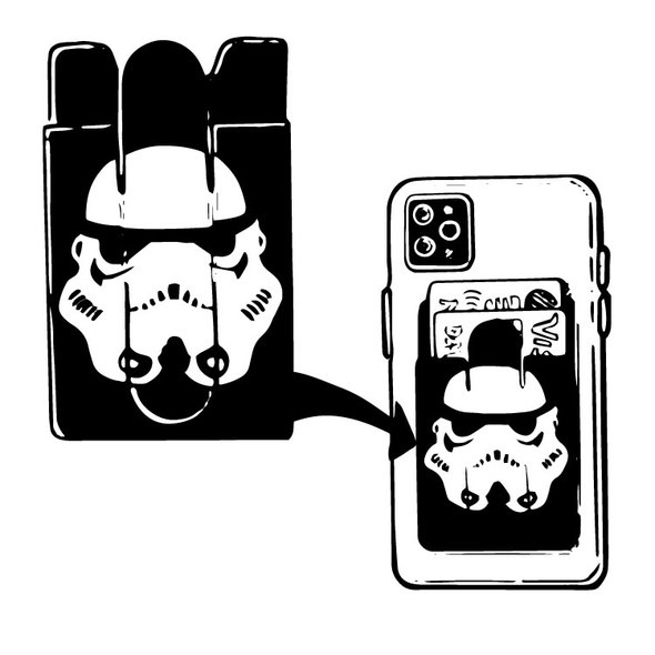 STARWARS STORM TROOPER 3 IN 1 UNIVERSAL WALLET