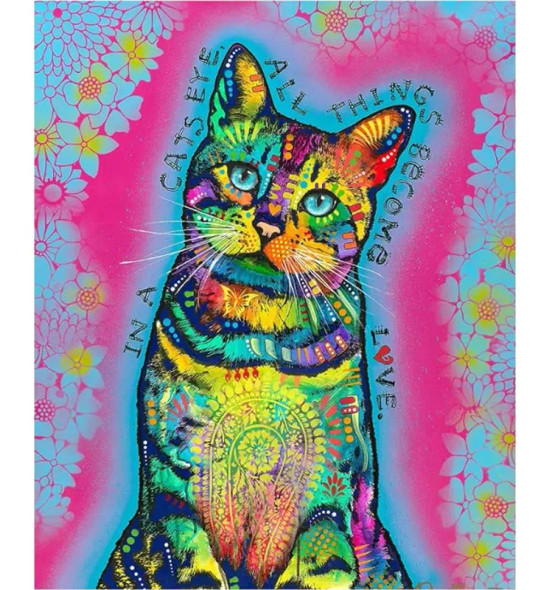 Cat Fleece Blanket 50" x 60"