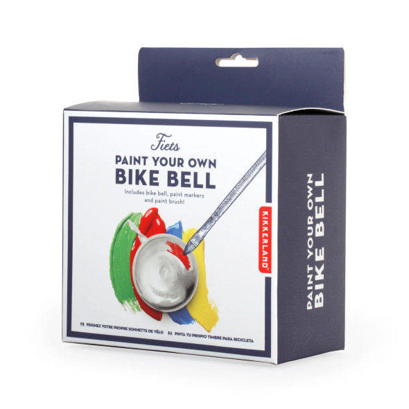 PAINT YOUR OWN BIKE BELL WITH PAINTS AND BRUSH