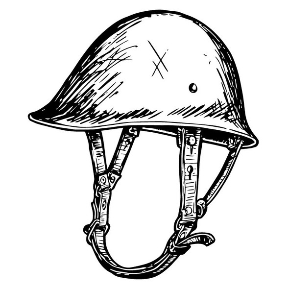 ROMANIAN STEEL HELMET, USED