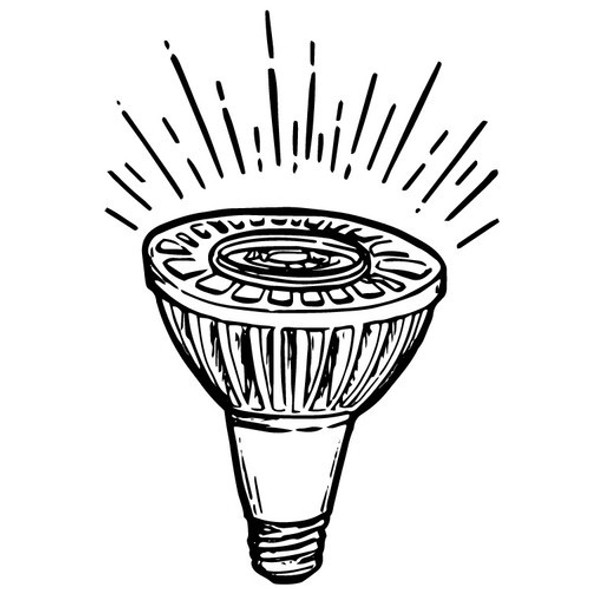 Spotlight LED COB Bulb 8Watt/60 Watt Equivelant.