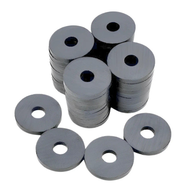 UNCOATED CERAMIC MAGNETS 1-1/4"  X 3/8" PKG(29)