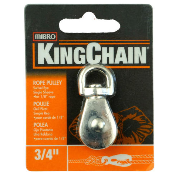 3/4" SWIVEL EYE METAL PULLEY