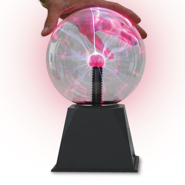 6" LARGE GLASS PLASMA BALL WITH ADAPTER