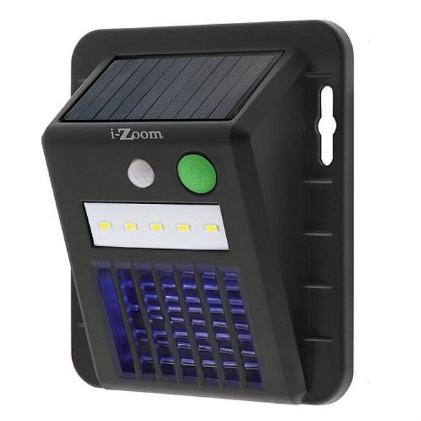 LIGHT, SOLAR MOTION WITH BUG ZAPPER