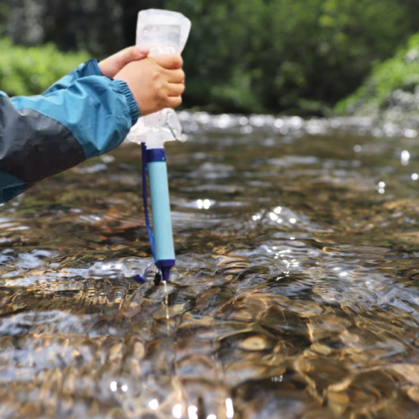 PORTABLE WATER PURIFICATION TUBE