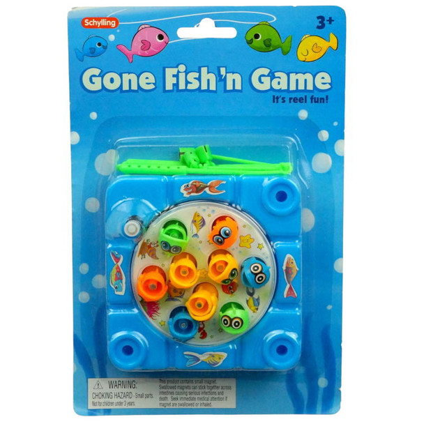 GONE FISH'N WINDUP GAME FOR 1-3 PLAYERS