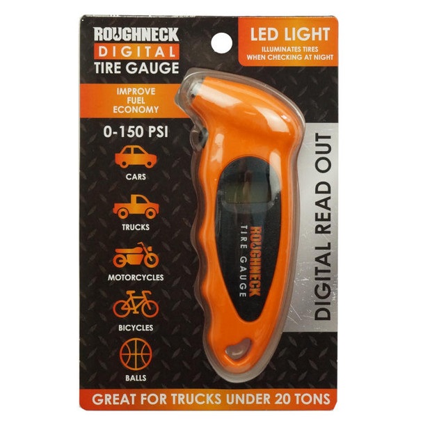 ROUGHECK 0-150 PSI DIGITAL TIRE GAUGE