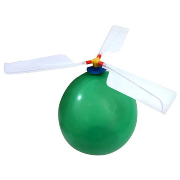 10" WINGSPAN BALLOON COPTER W/ WHISTLE, 4/PK