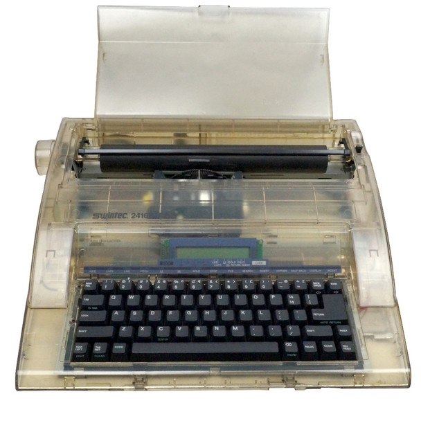 SWINTEC 2416DM-CC ELECTRONIC TYPRWRITER CLEAR CABINET