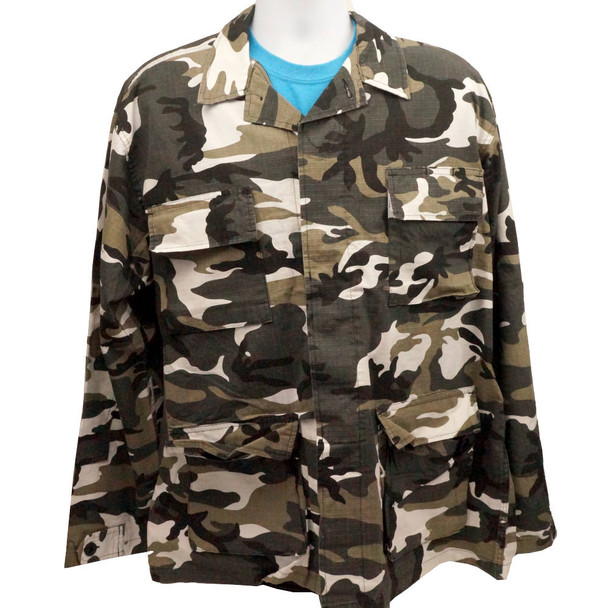 MEDIUM MIL-TEC URBAN CAMO R/S BDU JACKET