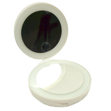 LIGHTED MAGNIFIER WITH SLIDING CASE