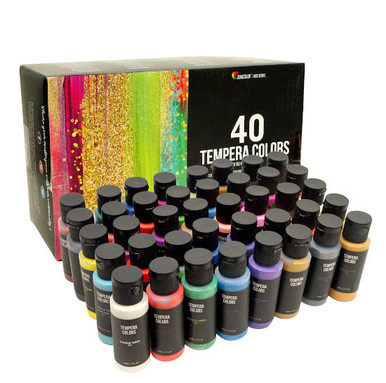 Acrylic Paint Kit 40 pieces (12ml) – Zenacolor